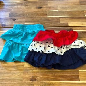 Toddler Girl Ruffle Skirts (3T)